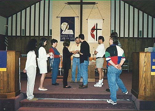 USA TX Dallas 1999MAR18 Wedding CHRISTNER Rehearsal 002